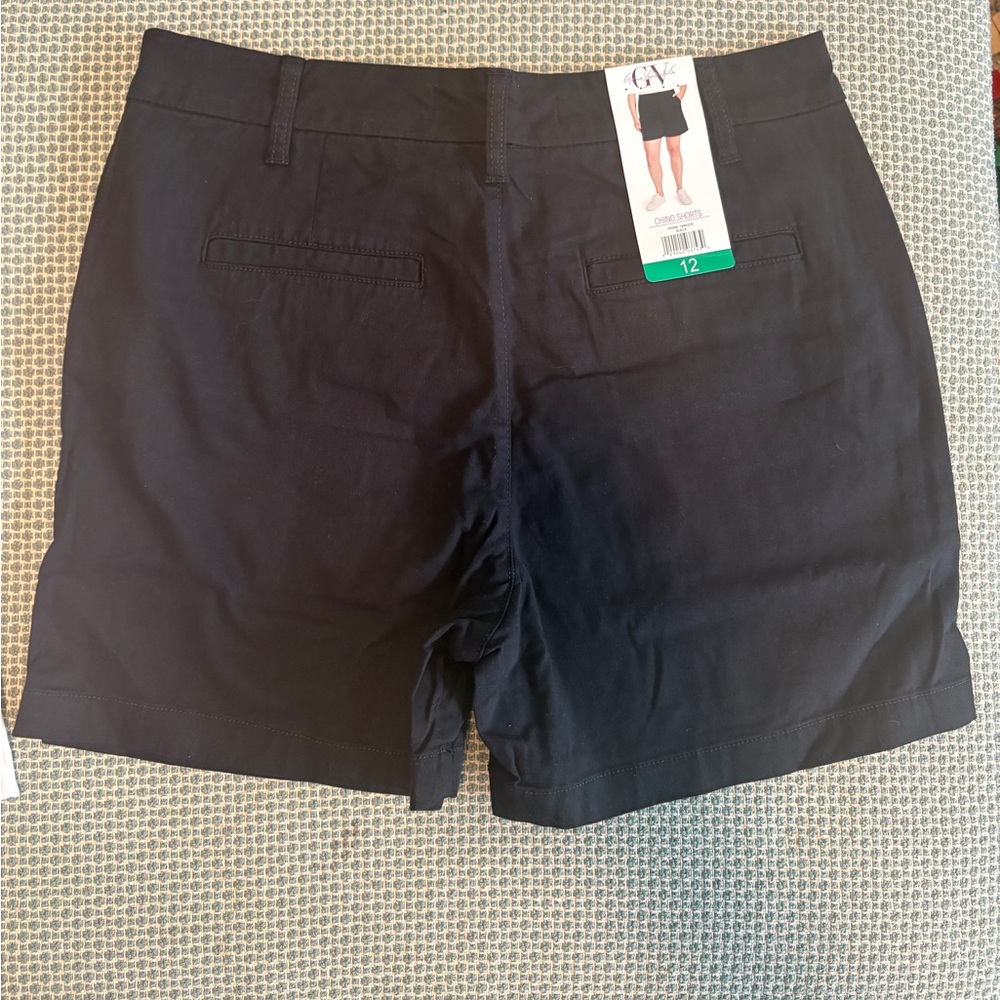 Gloria Vanderbilt Women's Black Shorts